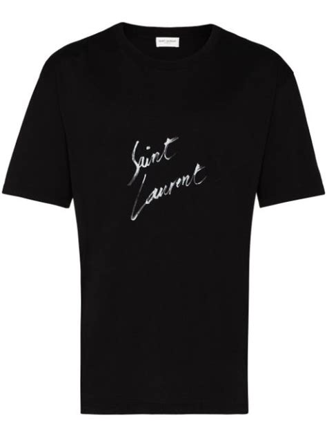 ysl t shirt buy online|farfetch st laurent tops.